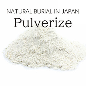 We will carry out the bone pulverization process, turning the remains we have received into powder.