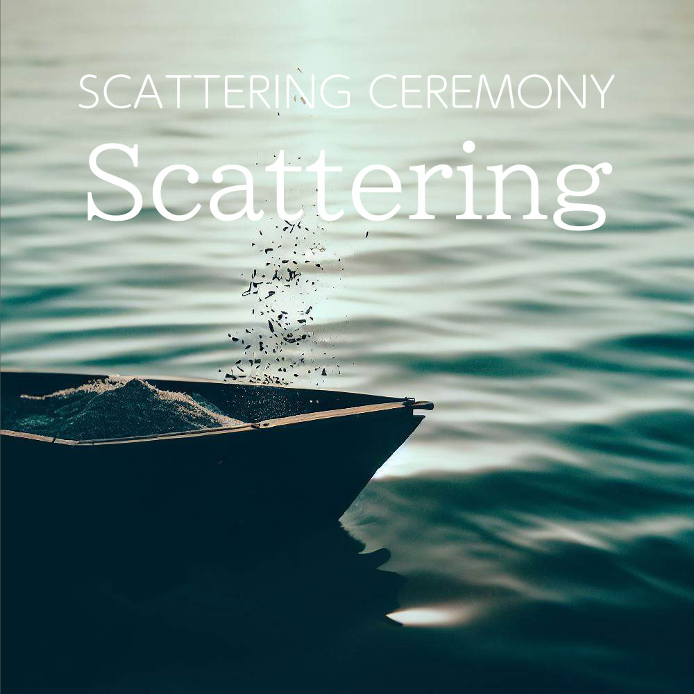 The powdered remains will be respectfully scattered in the sea.