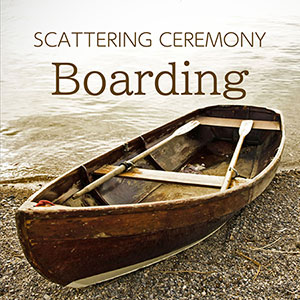 Only one person will transfer to the boat from the shore. All others will be seen off on the shore.