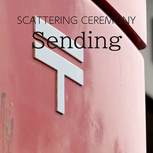 Please send the ashes via the post office with the item marked "ashes" and prepaid. As long as you pack them properly, you can send the ashes via Yu-Pack.