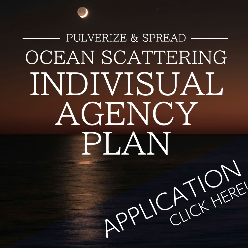 Apply for Scattering ashes in ocean INDIVISUAL AGENCY PLAN
