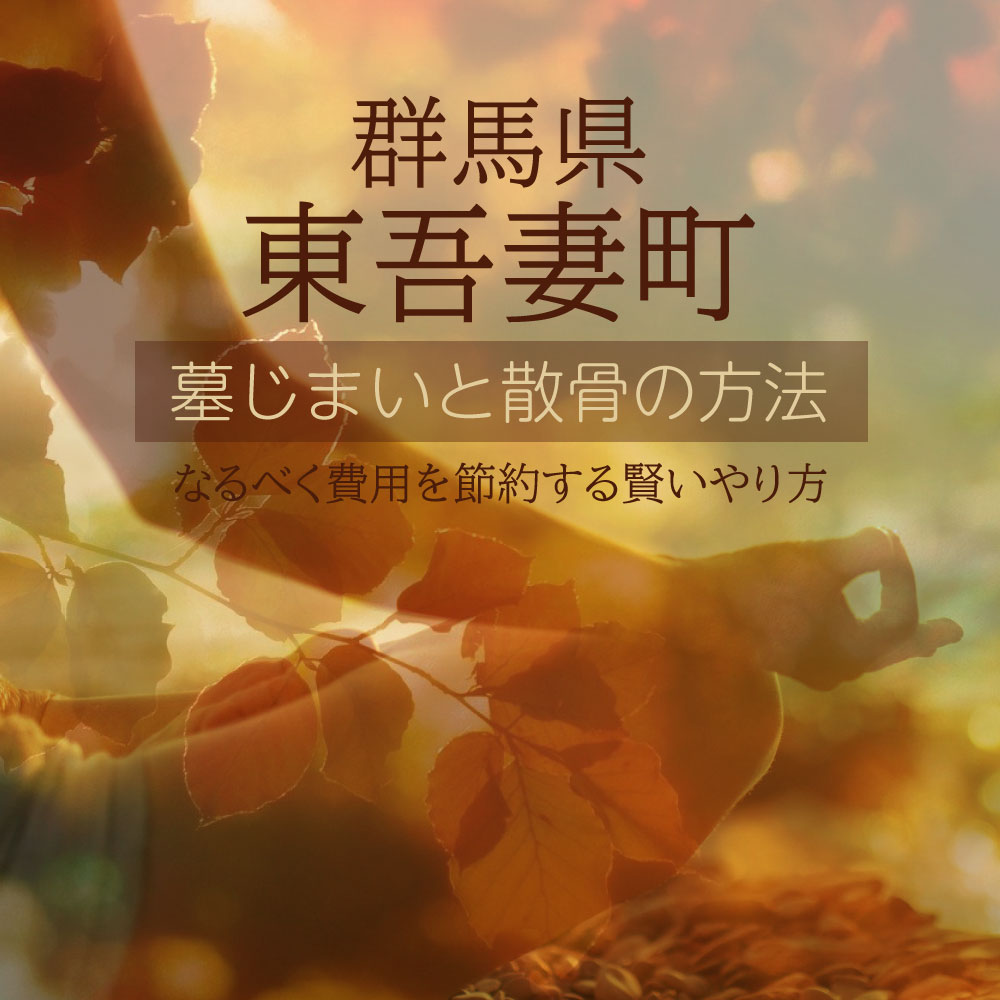 東吾妻町の墓じまいガイド