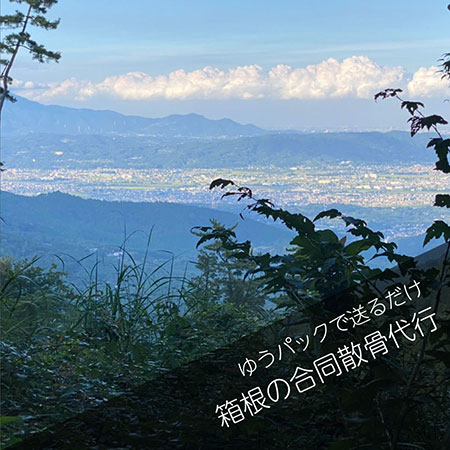 箱根の山林散骨＿合同散骨代行プラン
